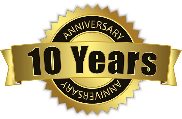 My blog is turning 10 years old today!